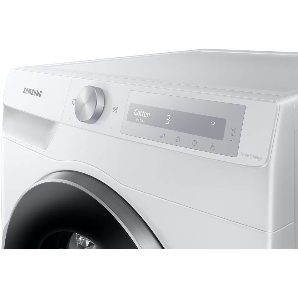 Samsung DV90T6240LH/S1 Series 6 Heat Pump Tumble Dryer, 9kg, White, A+++ Rated