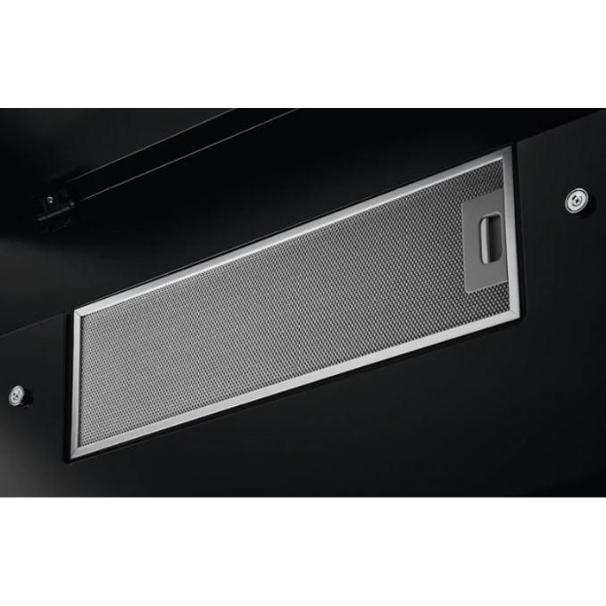 aeg black cooker hood