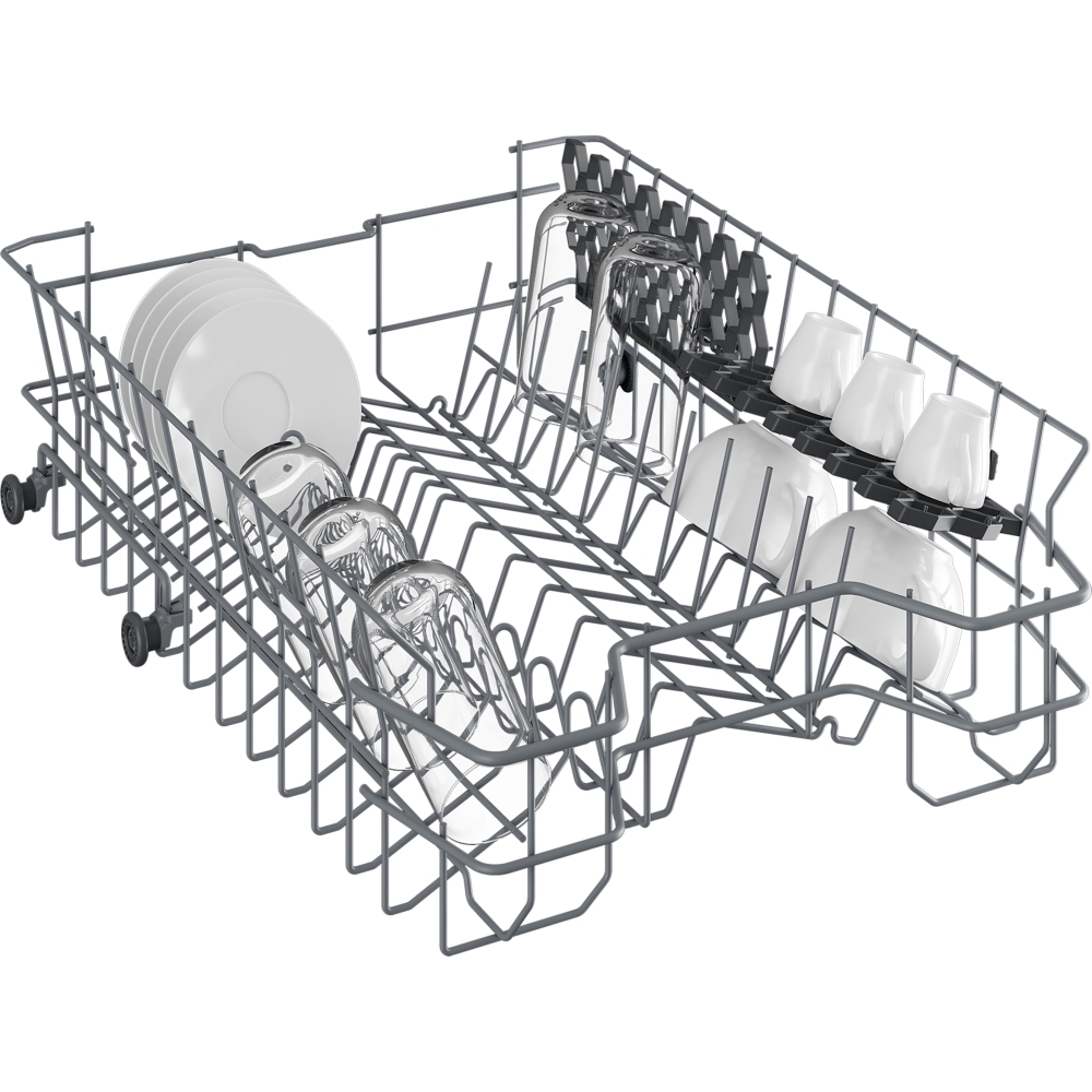 Beko DVS04X20W Slimline Dishwasher, 10 Place Settings, White, E Rated