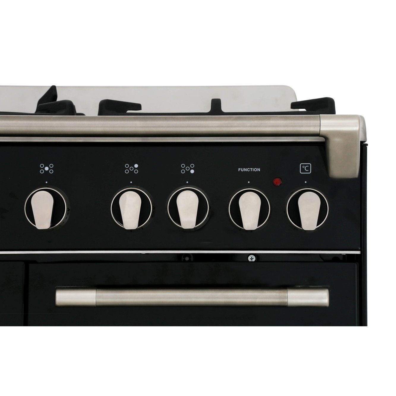 DeLonghi DVTR 906-DF/BL Vintage 90cm Dual Fuel Range Cooker, Stainless Steel, A Rated