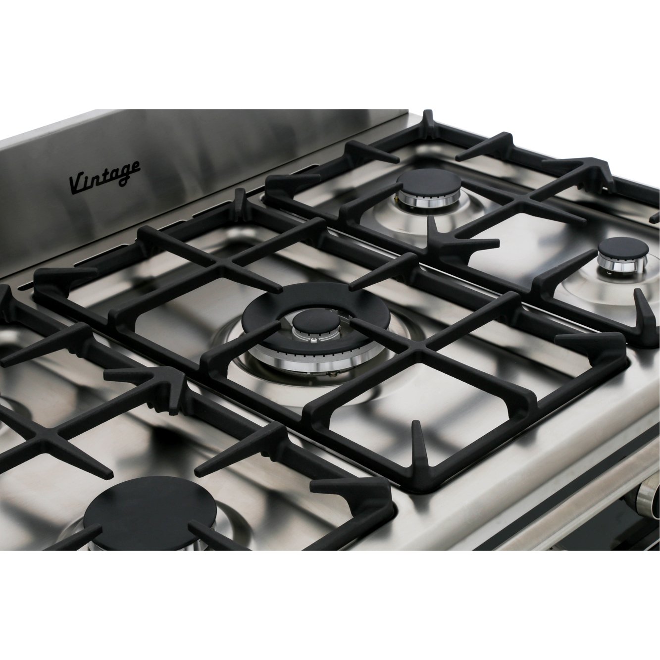 DeLonghi DVTR 906-DF/BL Vintage 90cm Dual Fuel Range Cooker, Stainless Steel, A Rated