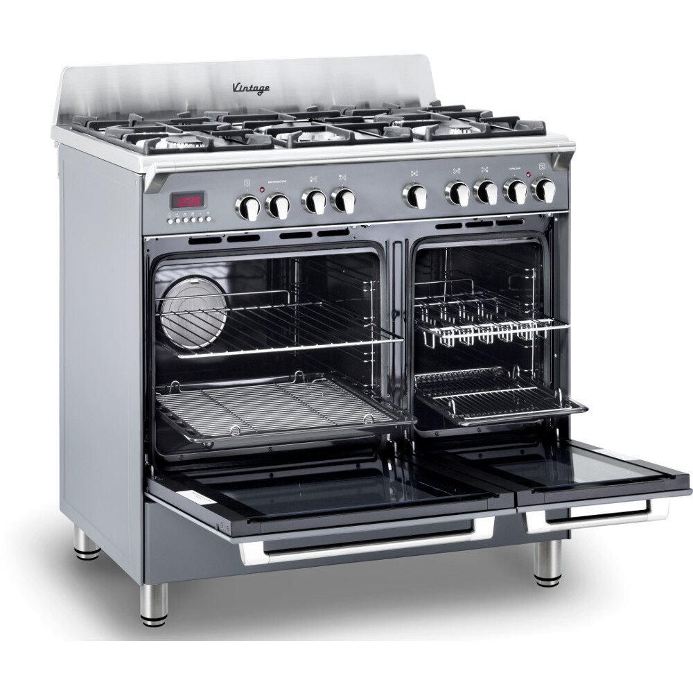 Buy DeLonghi DVTR 906DF/SLATE 90cm Dual Fuel Range Cooker