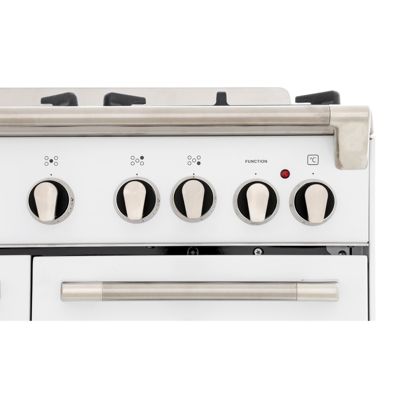 DeLonghi DVTR 906-DF/WH Vintage 90cm Dual Fuel Range Cooker, White, A Rated