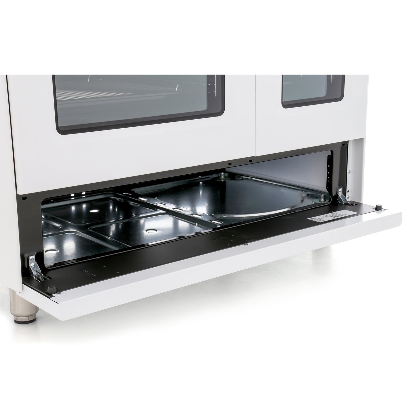 DeLonghi DVTR 906-DF/WH Vintage 90cm Dual Fuel Range Cooker, White, A Rated
