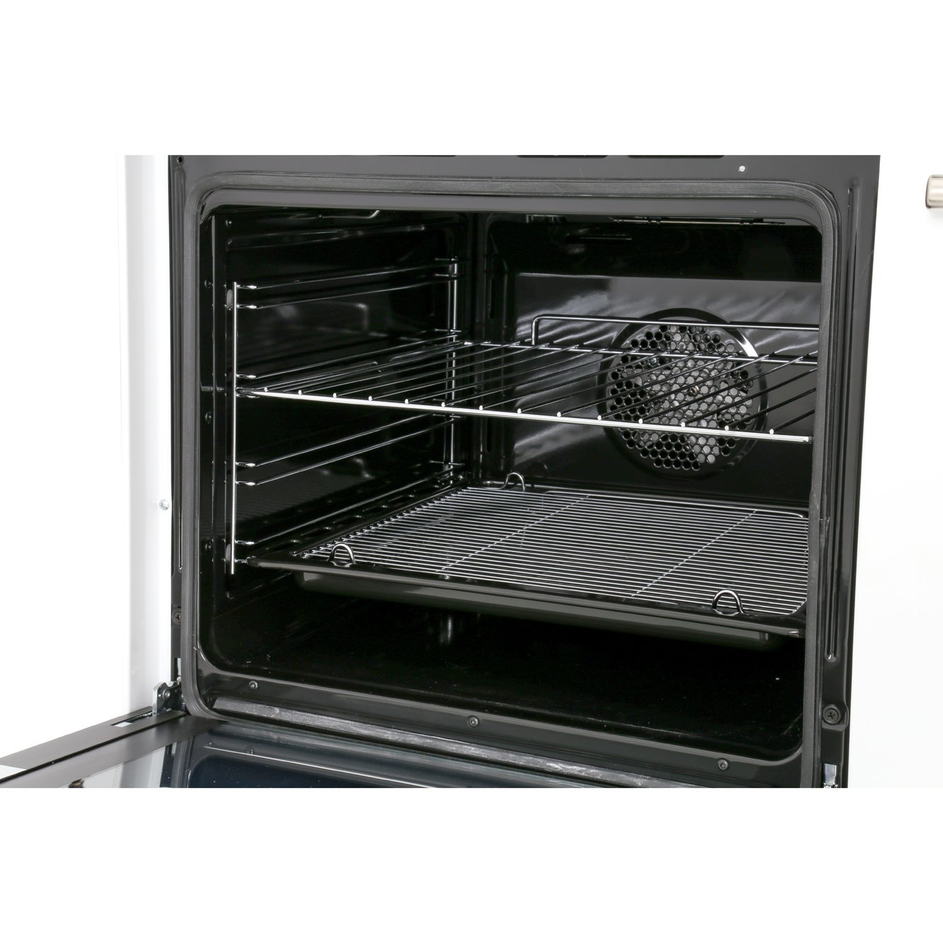 DeLonghi DVTR 906-DF/WH Vintage 90cm Dual Fuel Range Cooker, White, A Rated