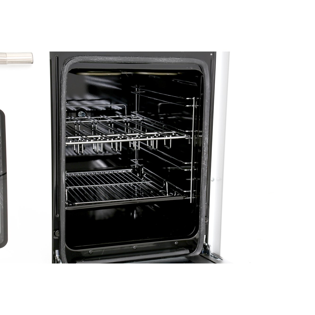 DeLonghi DVTR 906-DF/WH Vintage 90cm Dual Fuel Range Cooker, White, A Rated