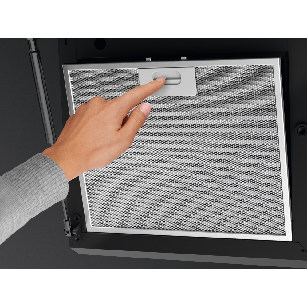 AEG DVX5661HB 8000 Hob2Hood 60cm Chimney Cooker Hood, Black, A Rated