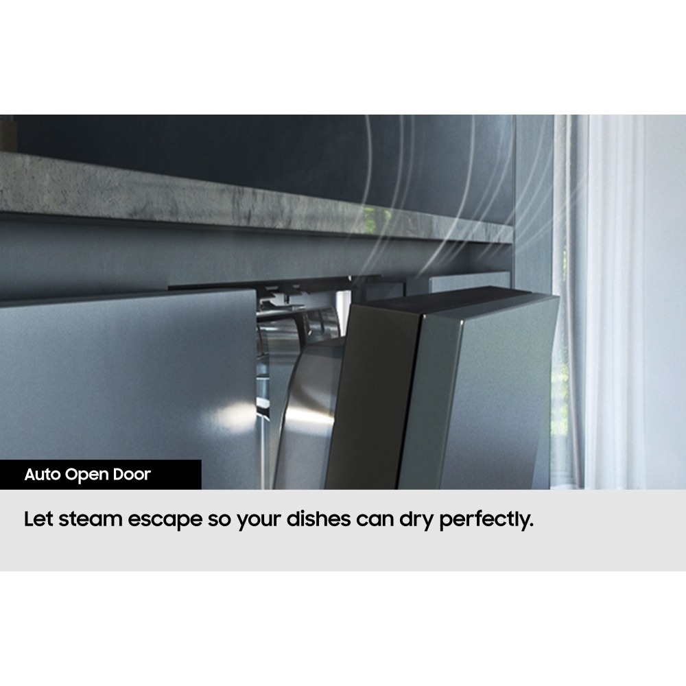 Samsung DW50DG430B00EU Fully Integrated Slimline Dishwasher, 9 Place Settings, D Rated