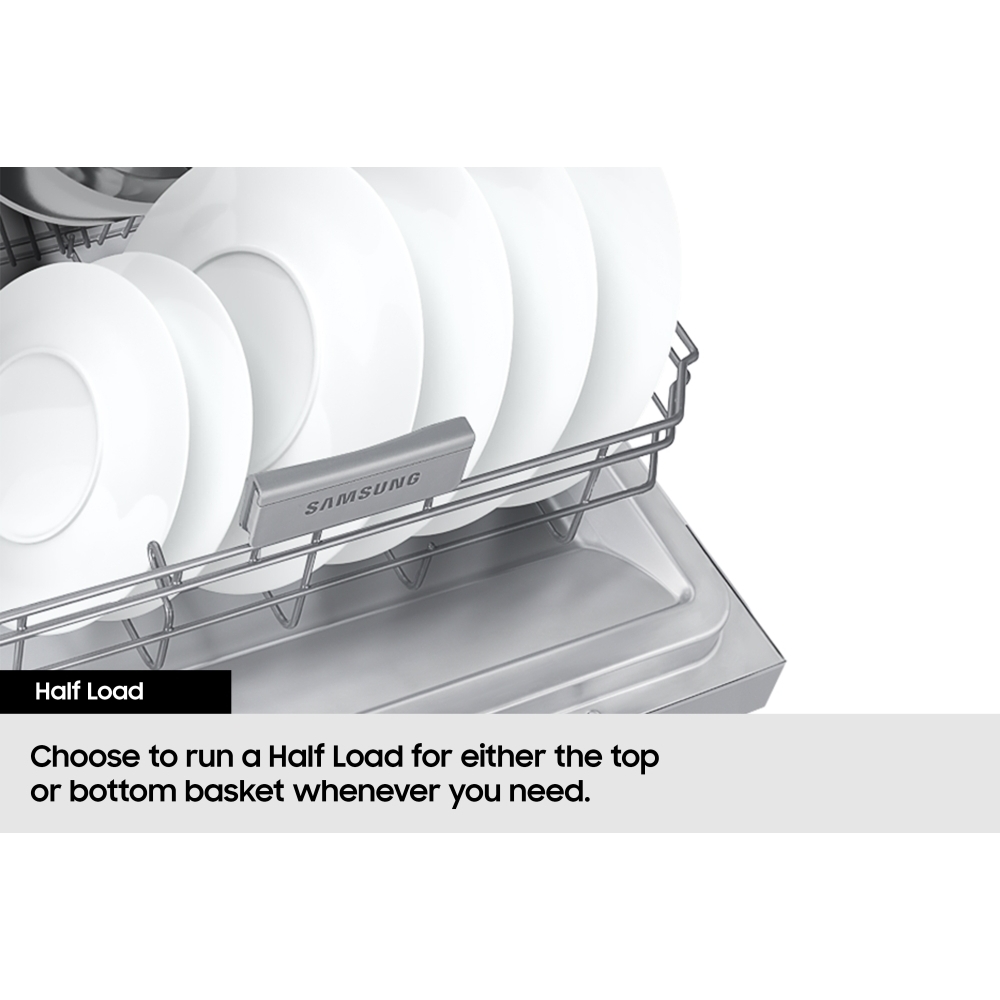 Samsung DW50DG430B00EU Fully Integrated Slimline Dishwasher, 9 Place Settings, D Rated