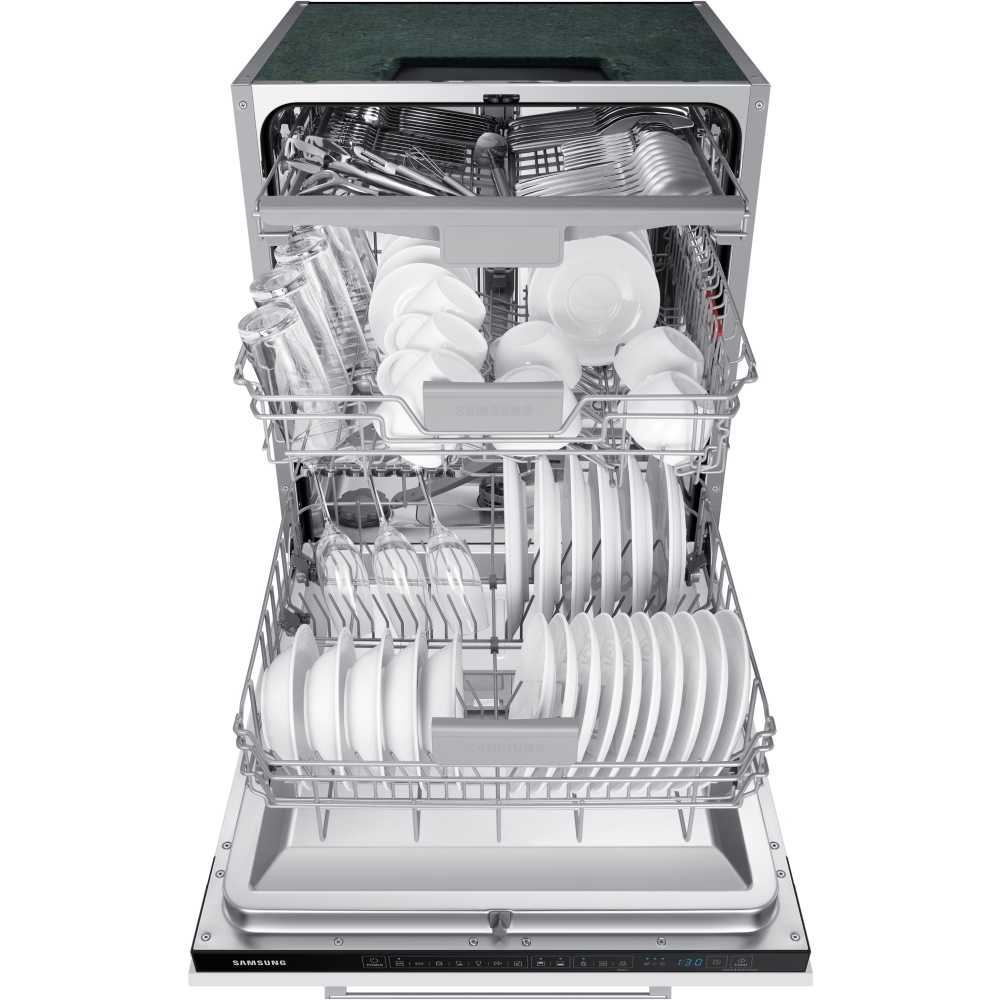 Samsung DW60CG550B00EU Fully Integrated Dishwasher, 14 Place Settings, D Rated