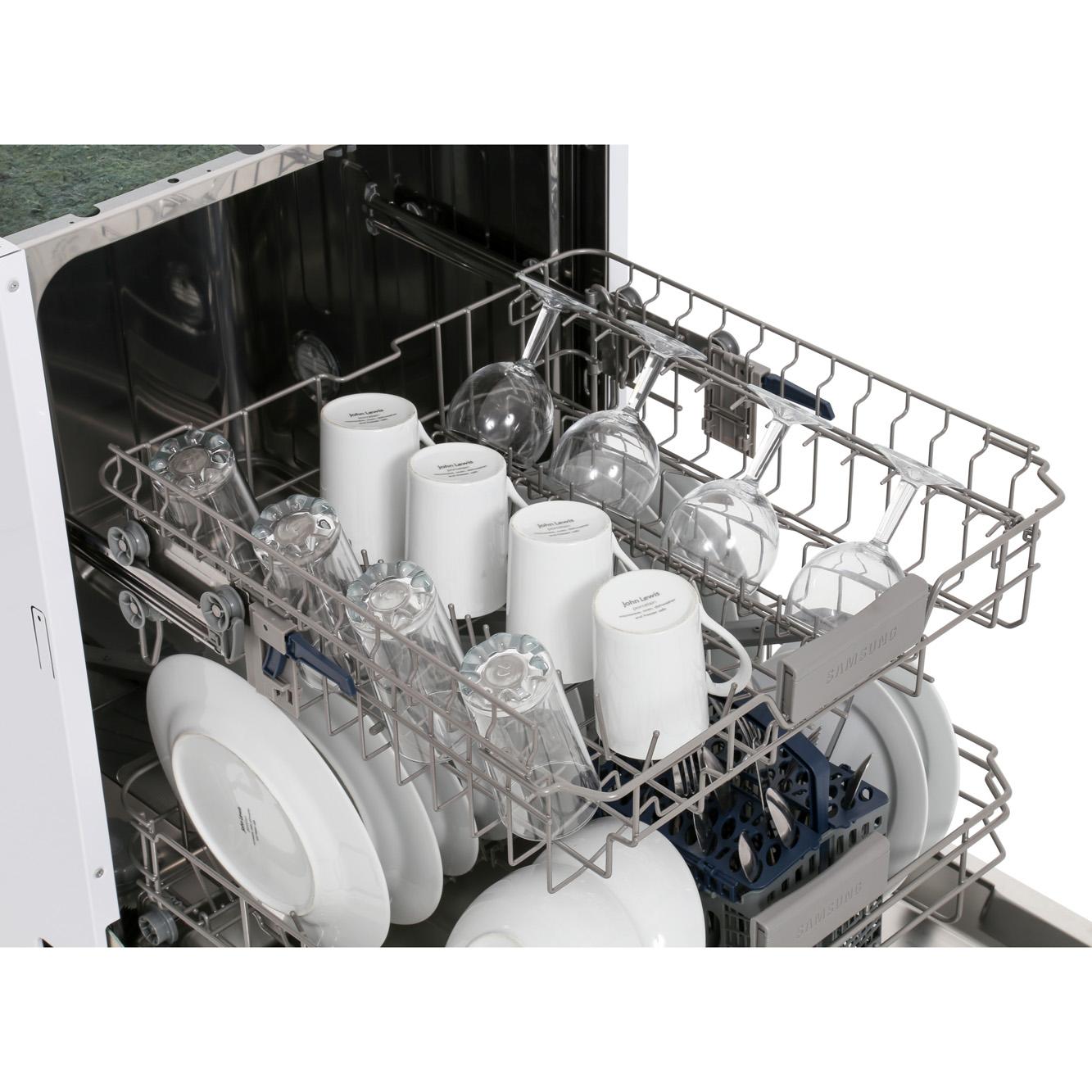 Samsung DW60M6040BB Series 6 Fully Integrated Dishwasher, 13 Place Settings, E Rated