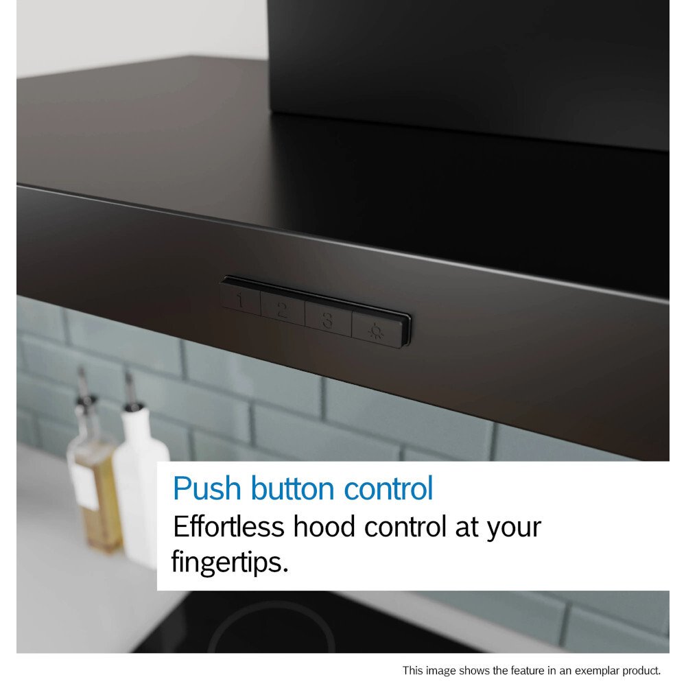 Bosch DWB65CC30B Series 4 60cm Chimney Cooker Hood, Stainless Steel, B Rated
