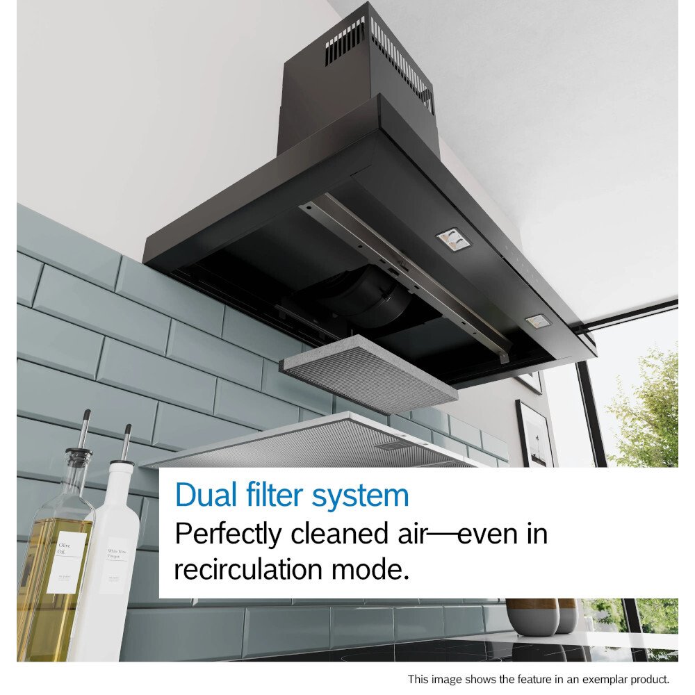 Bosch DWB65CC30B Series 4 60cm Chimney Cooker Hood, Stainless Steel, B Rated