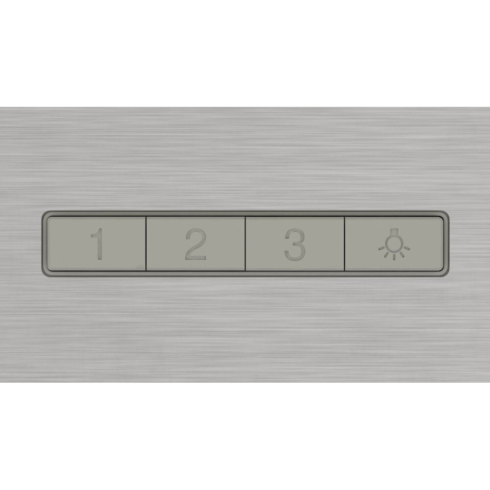 Bosch DWB65CC30B Series 4 60cm Chimney Cooker Hood, Stainless Steel, B Rated