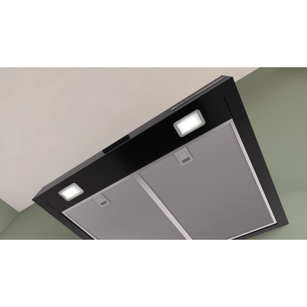 Bosch DWB65CC60B 60cm Chimney Cooker Hood, Black, B Rated