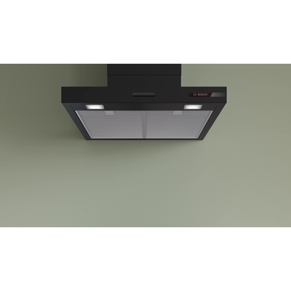 Bosch DWB65CC60B 60cm Chimney Cooker Hood, Black, B Rated