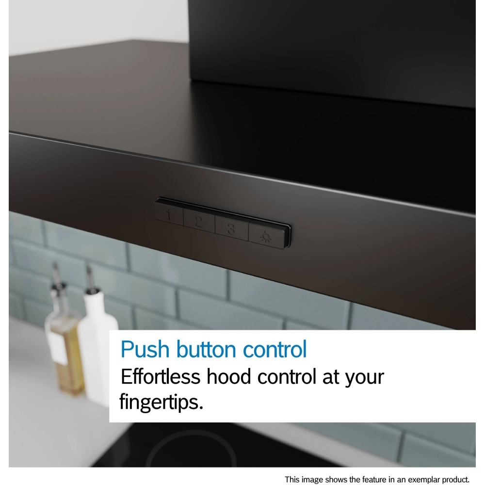 Bosch DWB95CC60B 90cm Chimney Cooker Hood, Black, B Rated