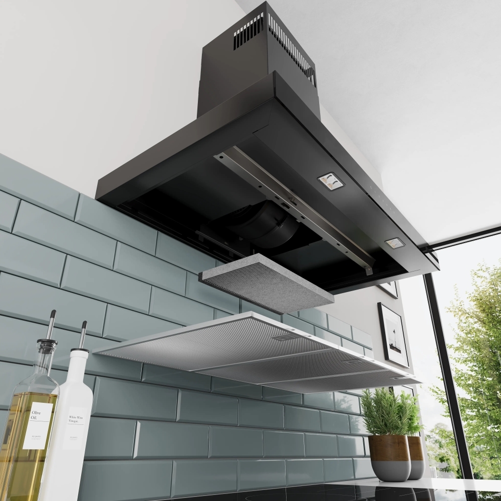 Bosch DWB97DN60B Series 6 90cm Chimney Cooker Hood, Black, A++ Rated