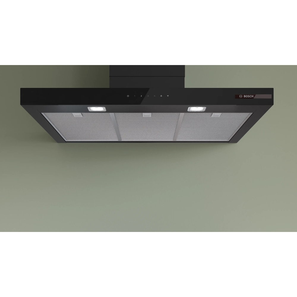 Bosch DWB97DN60B Series 6 90cm Chimney Cooker Hood, Black, A++ Rated