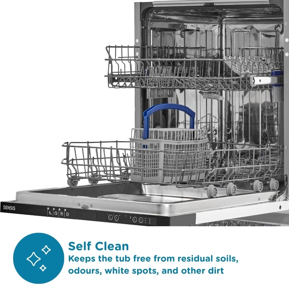 Sensis DWBI0213FSDWA Fully Integrated Dishwasher, 13 Place Settings, D Rated