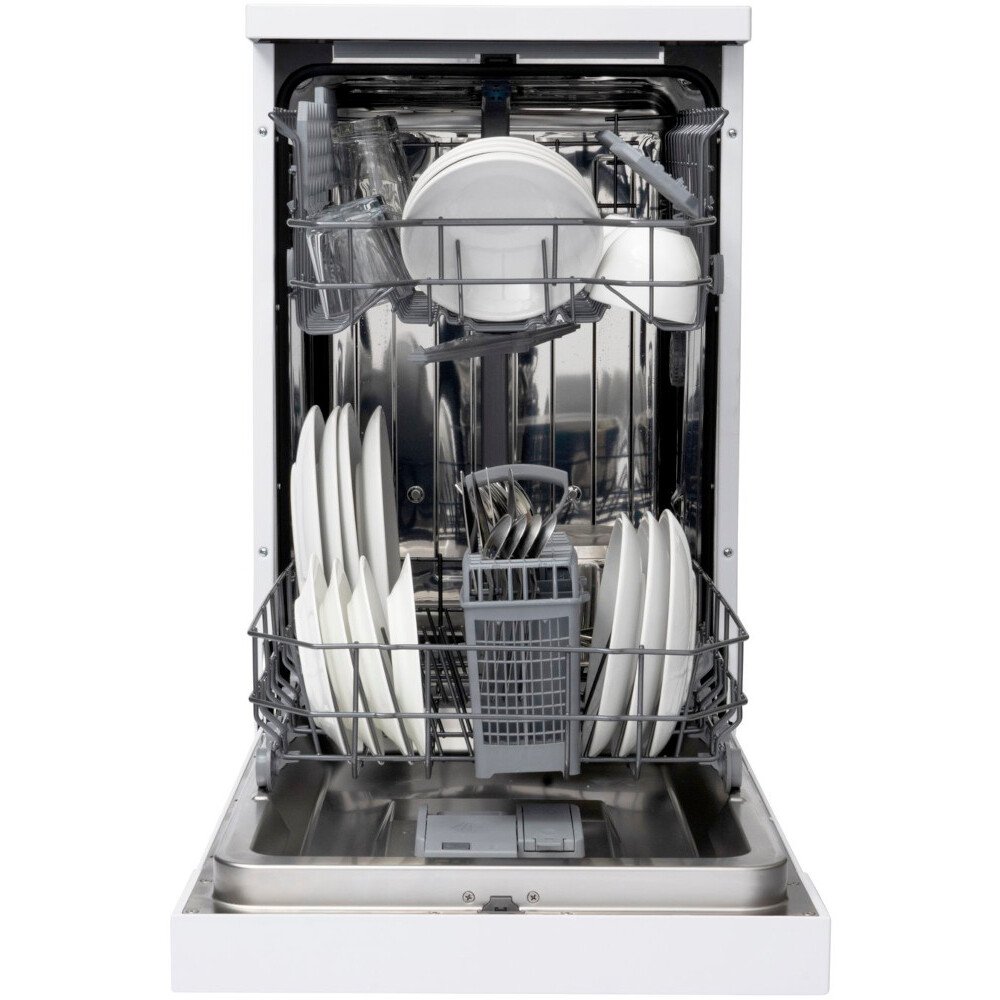 Sensis DWF0110SLEW Slimline Dishwasher, 10 Place Settings, White, E Rated