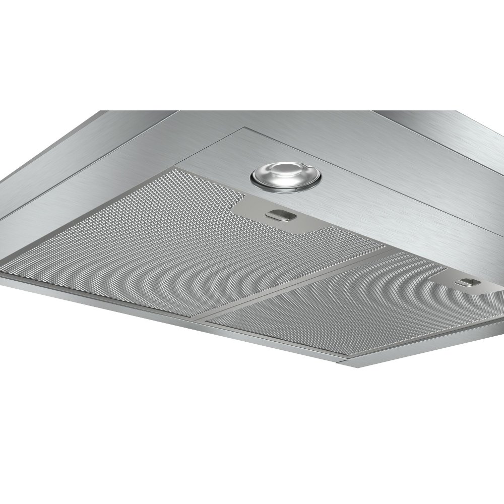 Bosch DWP64CC50M Series 2 60cm Chimney Cooker Hood, Stainless Steel, D Rated