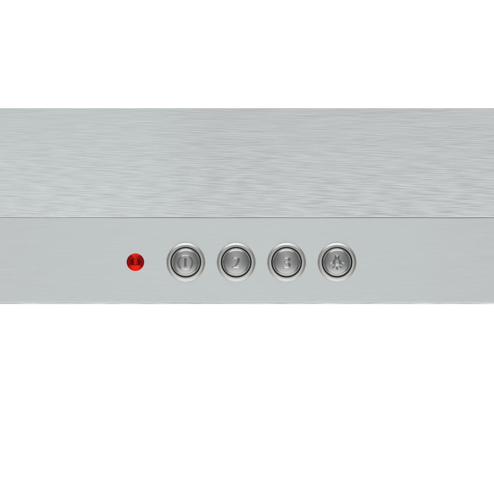 Bosch DWP64CC50M Series 2 60cm Chimney Cooker Hood, Stainless Steel, D Rated