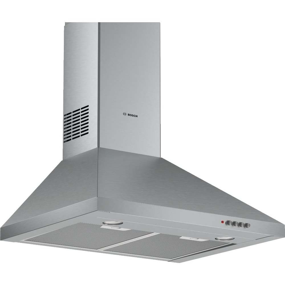 Bosch DWP64CC50M Series 2 60cm Chimney Cooker Hood, Stainless Steel