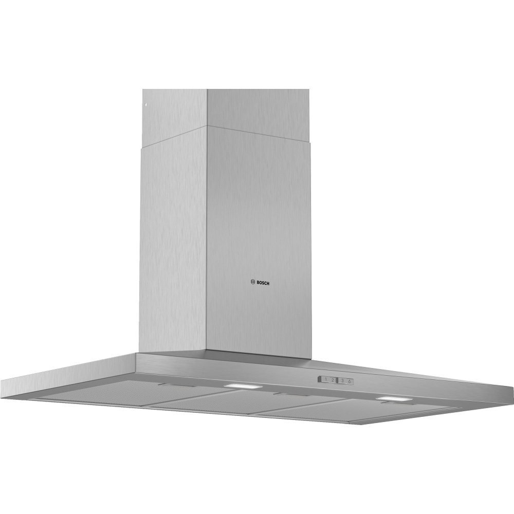 Bosch DWQ94BC50B Series 2 90cm Chimney Cooker Hood, Brushed Steel