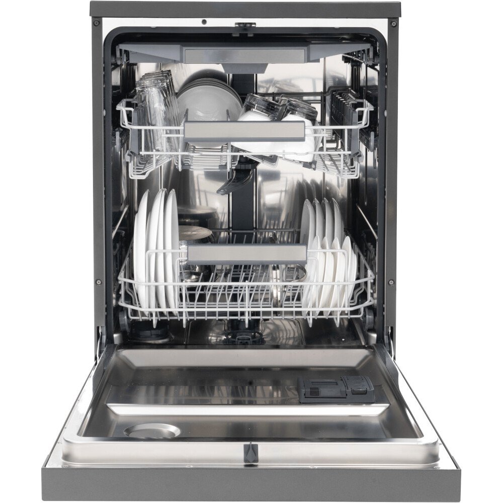 Schonhaus DWSF0115FSBG Dishwasher, 15 Place Settings, Grey, B Rated