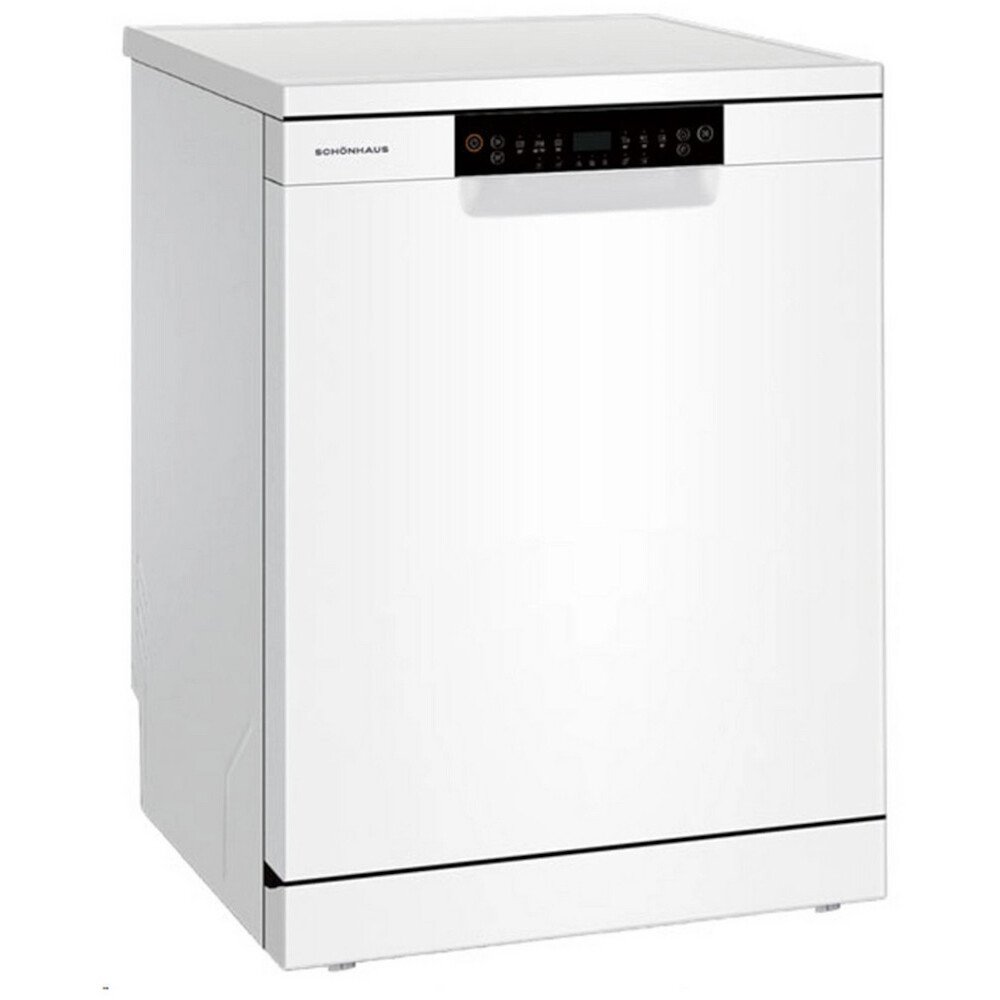 Schonhaus DWSF0115FSBW Dishwasher, 15 Place Settings, White, B Rated