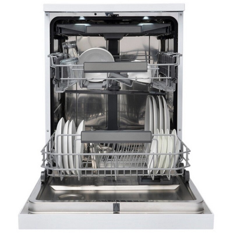 Schonhaus DWSF0115FSBW Dishwasher, 15 Place Settings, White, B Rated