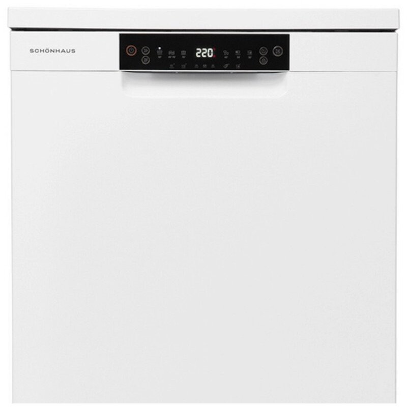 Schonhaus DWSF0115FSBW Dishwasher, 15 Place Settings, White, B Rated