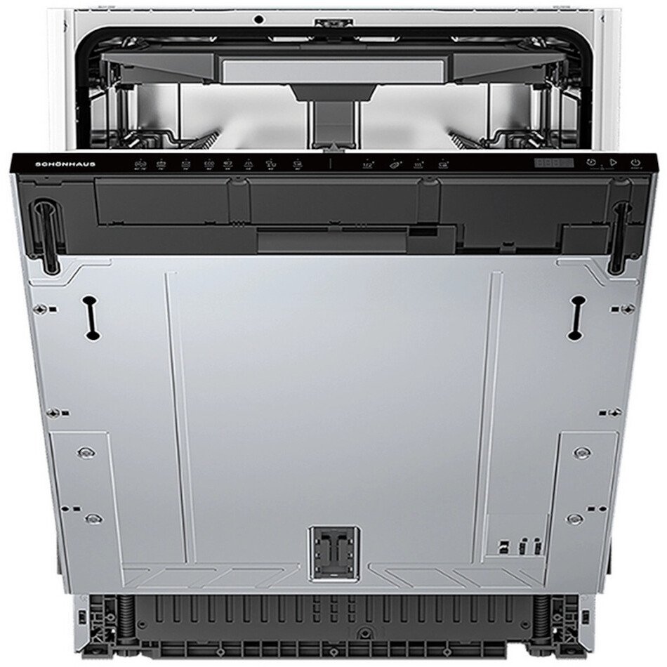Schonhaus DWSI0115FSB Fully Integrated Dishwasher, 15 Place Settings, B Rated
