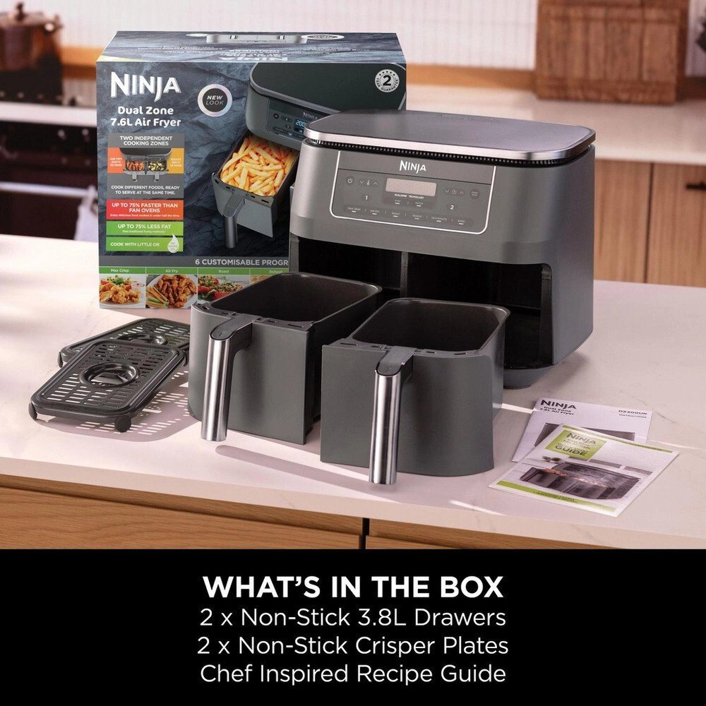 Ninja DZ300UK Air Fryer, Grey