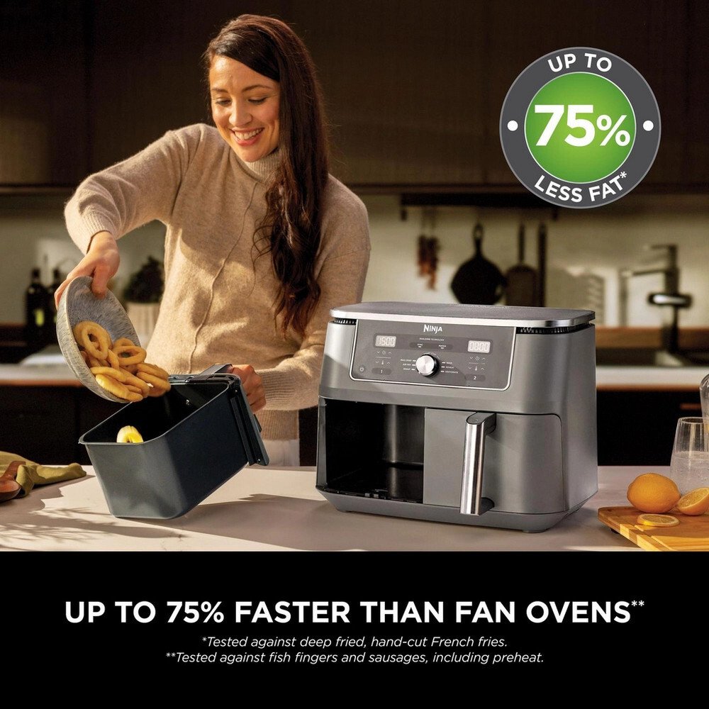 Ninja DZ400UK Air Fryer, Grey