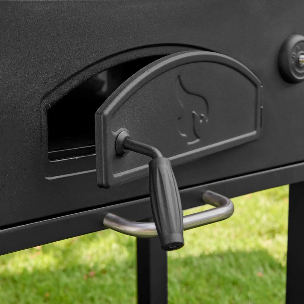 Char-Griller E2197 30" Traditional Charcoal Grill, Black