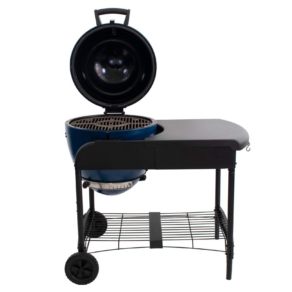 Char-Griller E56520 Akorn Kamado Grill and Cart, Blue
