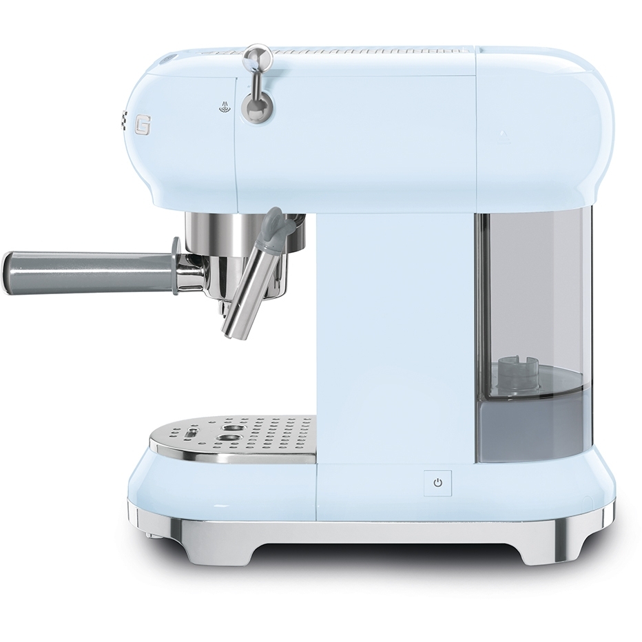 Buy Smeg ECF01PBUK Retro Espresso Coffee Machine Pastel Blue Marks