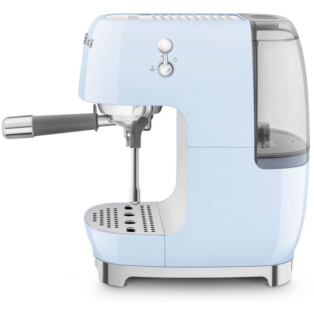 Smeg ECF03PBUK Retro Coffee Machine, Blue