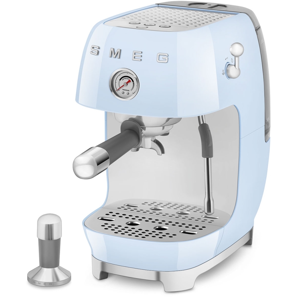 Smeg ECF03PBUK Retro Coffee Machine, Blue