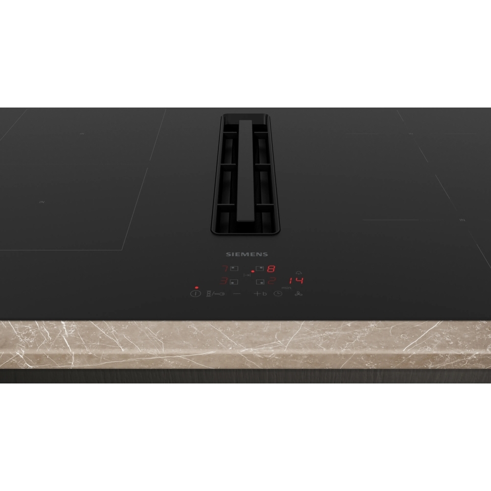 Siemens ED811BS16E iQ300 80cm Vented Hob, Black, B Rated