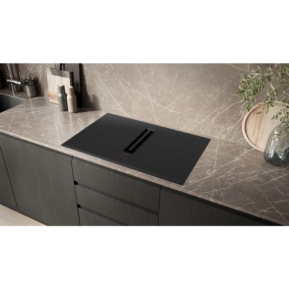 Siemens ED851HQ26E iQ500 80cm Vented Hob, Black, B Rated
