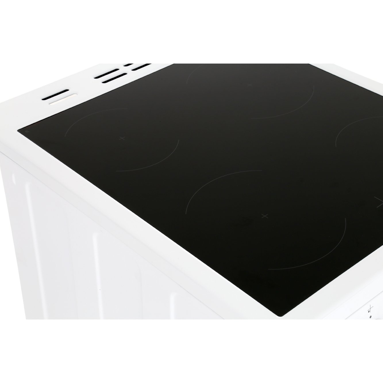 Beko EDVC503W Ceramic Electric Cooker with Double Oven, White, A Rated