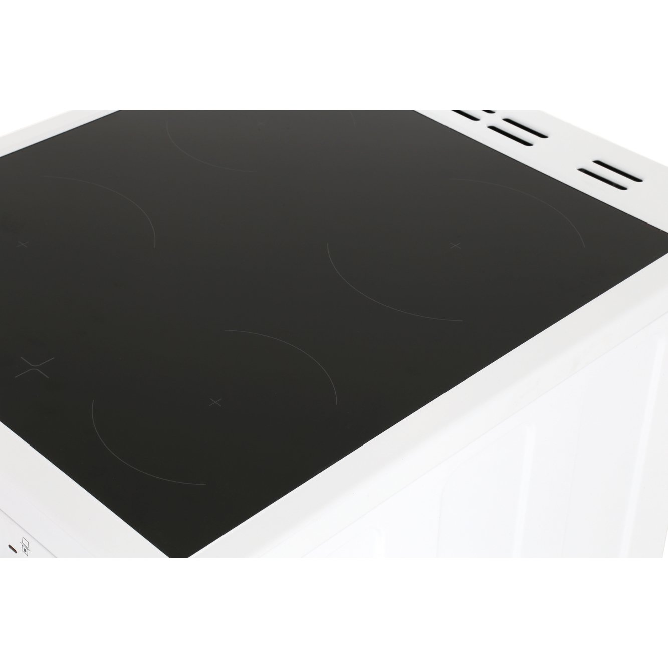 Beko EDVC503W Ceramic Electric Cooker with Double Oven, White, A Rated