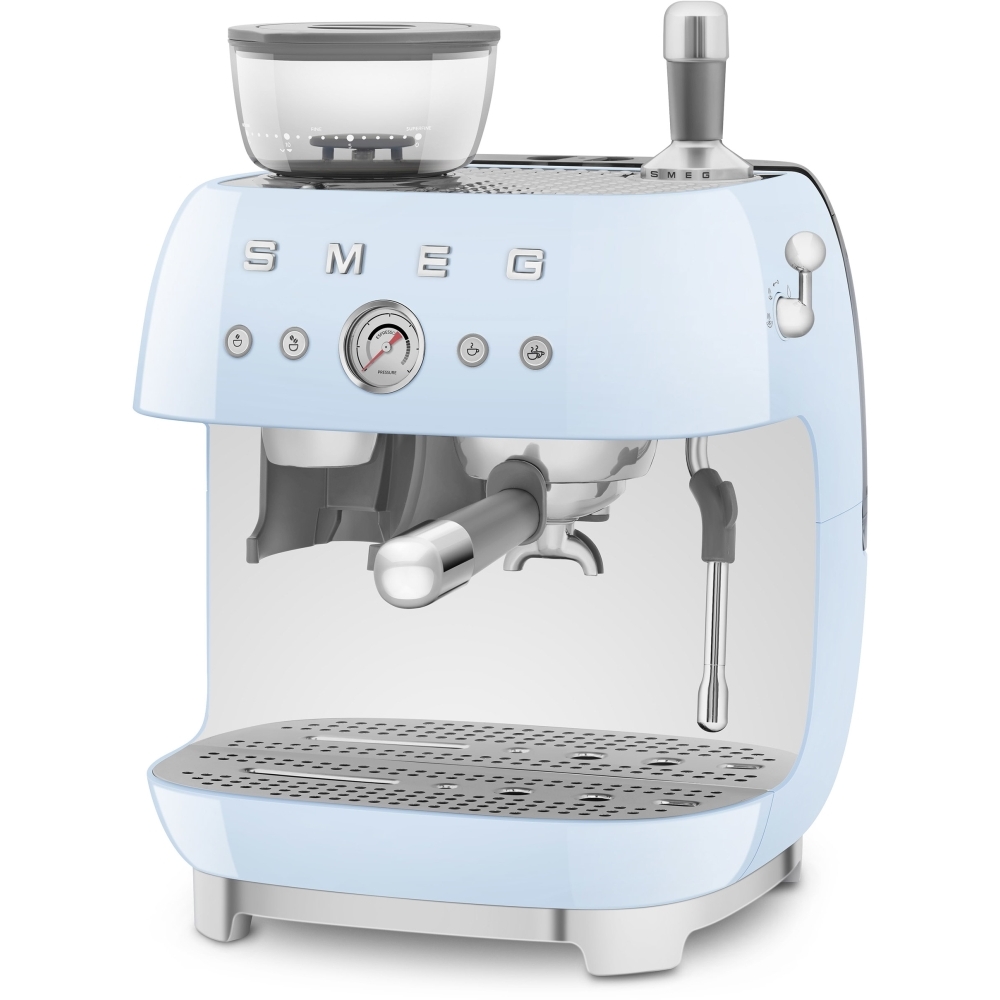 Smeg EGF03PBUK Retro Espresso Coffee Machine with Grinder 20 Bar