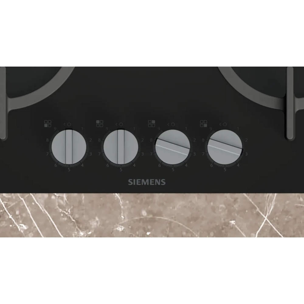 Siemens EP6A6HI10 iQ500 59cm 4 Burner Gas Hob, Black