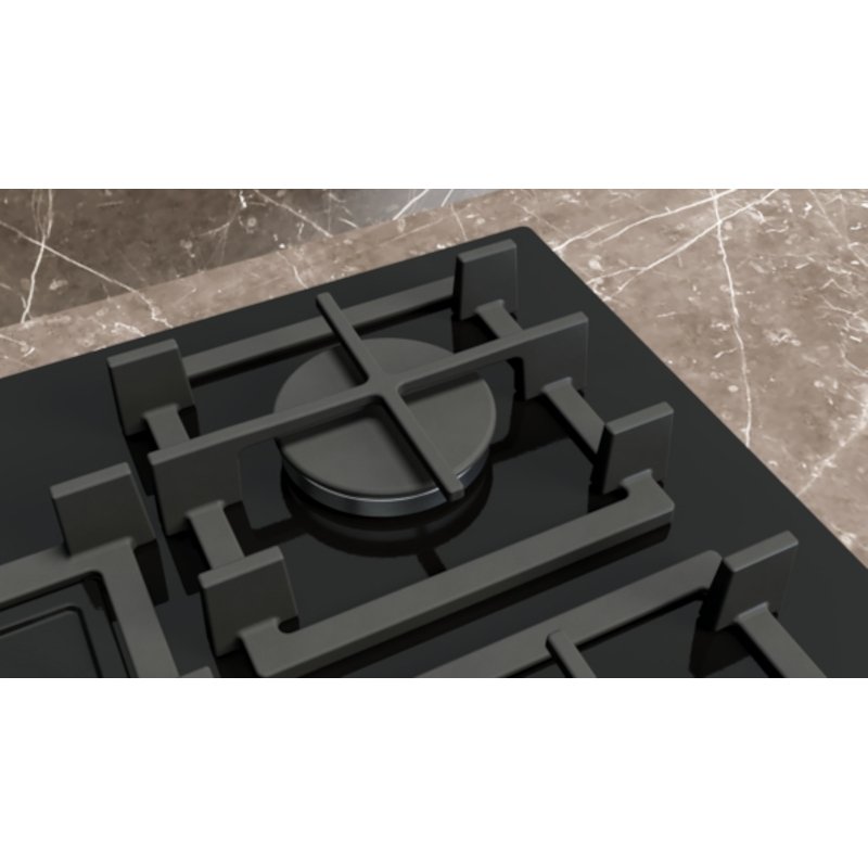 Siemens EP7A6QI40 iQ500 75cm 5 Burner Gas Hob, Black