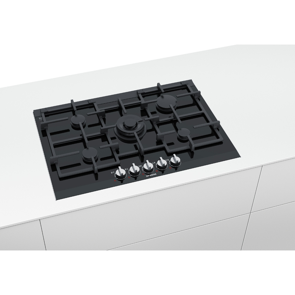 Buy Siemens iQ700 ER7A6RD70 5 Burner Gas Hob Black Marks Electrical