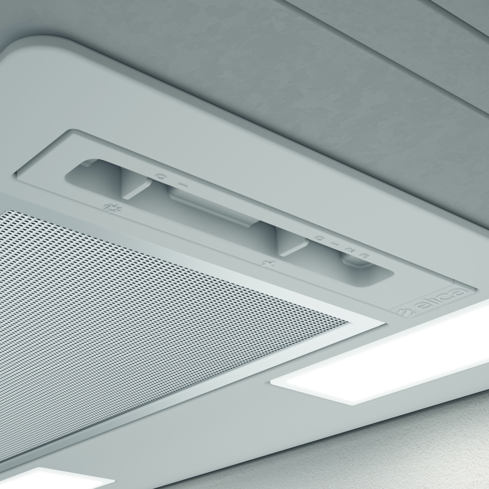 Elica ERA-STD-60 Canopy Cooker Hood, Grey, C Rated